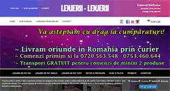 Desktop Screenshot of lenjerii-lenjerii.ro